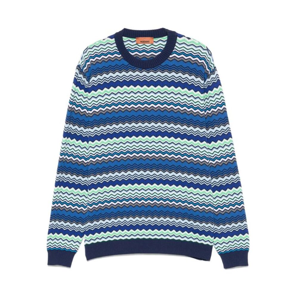 Missoni Men Zigzag Pattern Sweater